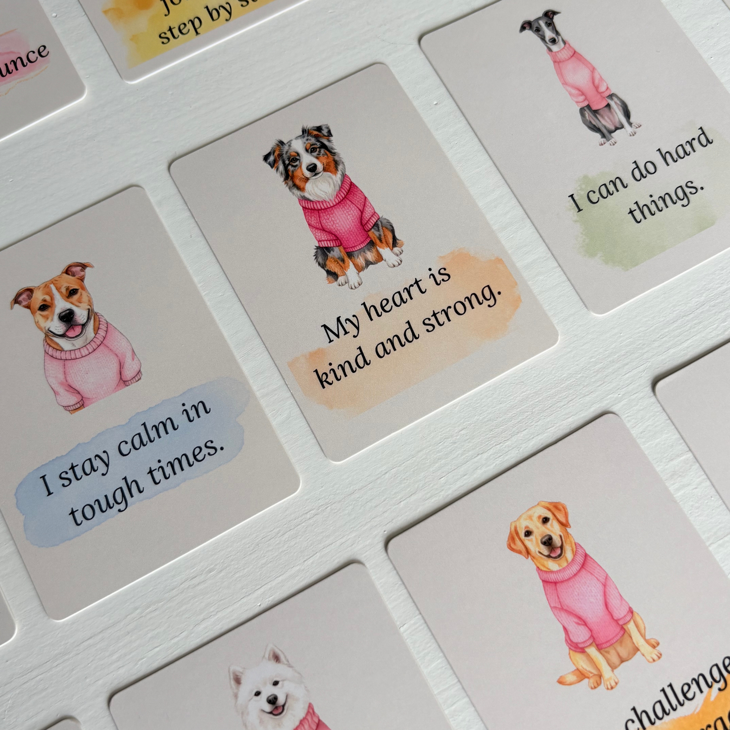 Affirmations for Being Strong in and Out, 31 Positive Daily Affirmations for Kids to Build Confidence, Self-Esteem & Positive Thinking, Cute Rainbow Design